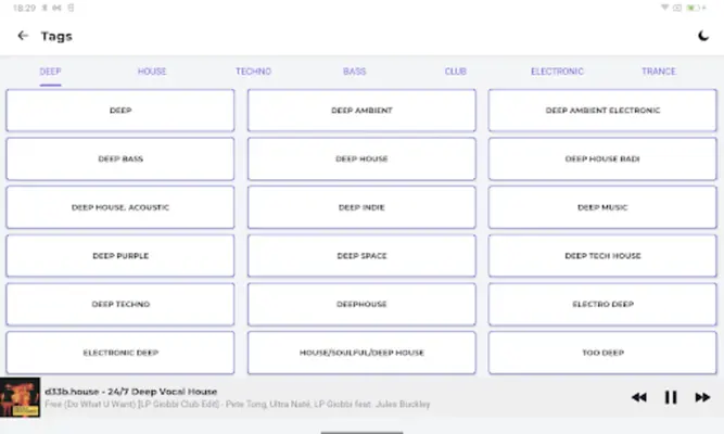 Deep House Radio - EDM Music android App screenshot 2