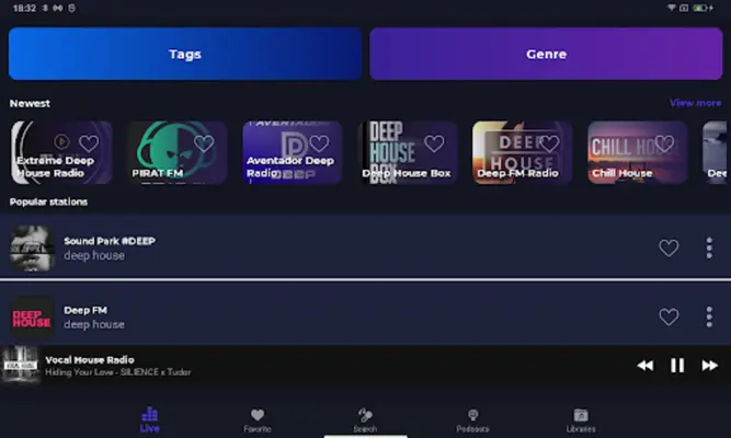 Deep House Radio - EDM Music android App screenshot 4